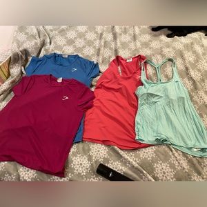 Lot of foot workout tips 3 Gymshark 1 Reebok